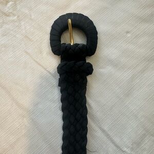 Black Braided Belt